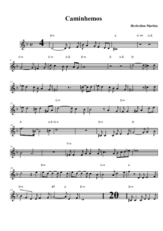 Herivelton Martins  score for Clarinet (Bb)