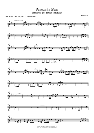 J. Neto  score for Tenor Saxophone Soprano (Bb)