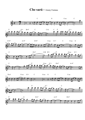 Jimmy Fontana  score for Tenor Saxophone Soprano (Bb)
