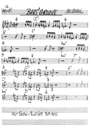 The Real Book of Jazz Bags Groove score for Clarinet (Bb)