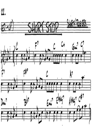 The Real Book of Jazz Short Stop score for Clarinet (Bb)