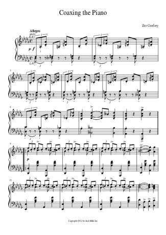 Zez Confrey  score for Piano