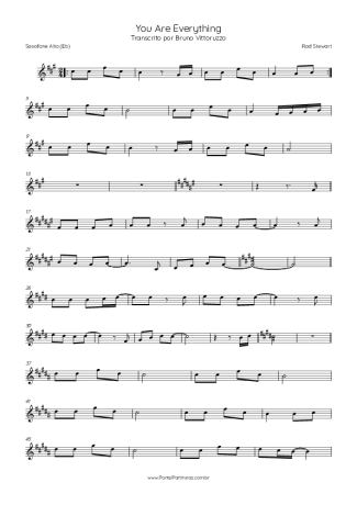 43833 Sheet music - You Are Everything - Alto Saxophone