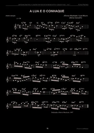 5848 乐谱 - A Lua e o Conhaque - 键盘