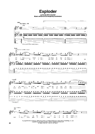 15602 Bladmuziek - Exploder - Gitaar