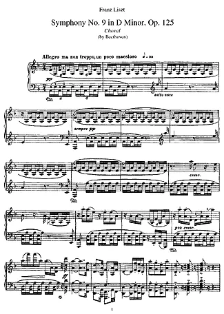 20503 Sheet music - 9th Symphony - Piano