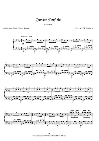 11278 Noter - Cursum Perficio - Piano