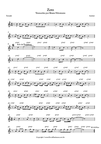 22958 Partitura - Zero - Teclado