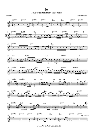 15791 Partitura - Jó - Teclado