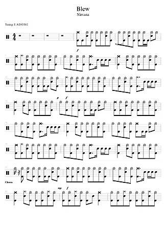 38725 Partitura - Blew - Batería