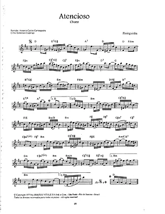 16768 Partitura - Atencioso - Cavaco