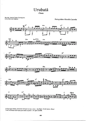16970 Partitura - Urubatã - Bandolim