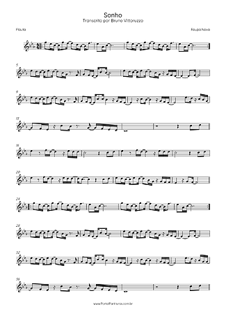 42234 Partitura - Sonho - Flauta Traversera