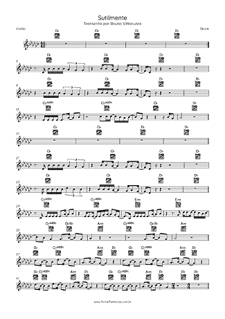 38501 Partitura - Sutilmente - Guitarra Acústica