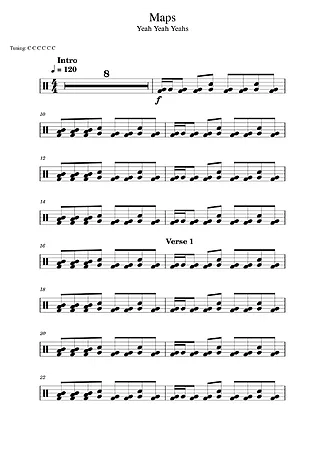 40074 Partitur - Maps - Drum