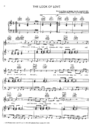 ABC  score for Piano
