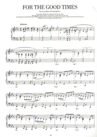 Al Green  score for Piano