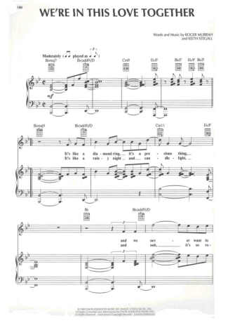Al Jarreau  score for Piano