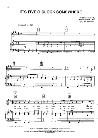Alan Jackson  score for Piano