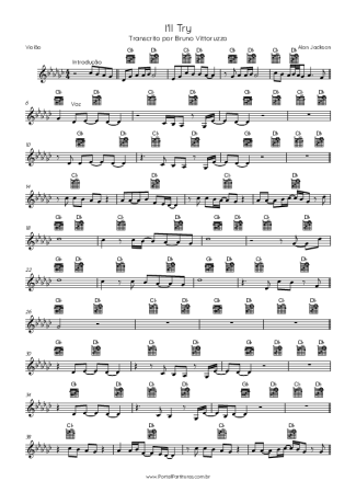 Alan Jackson I´ll Try score for Acoustic Guitar