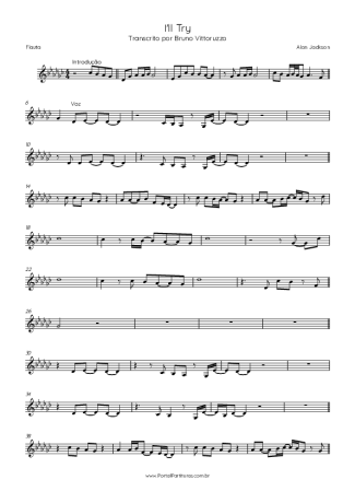 Alan Jackson  score for Flute