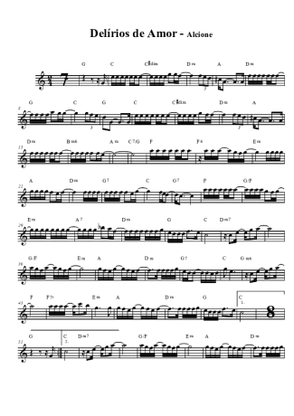 Alcione  score for Tenor Saxophone Soprano (Bb)