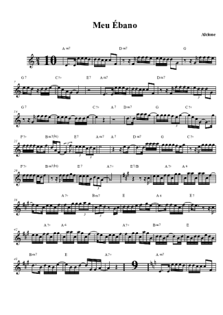 Alcione  score for Tenor Saxophone Soprano (Bb)
