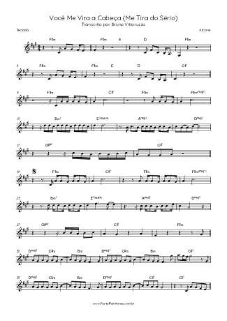 Alcione  score for Keyboard