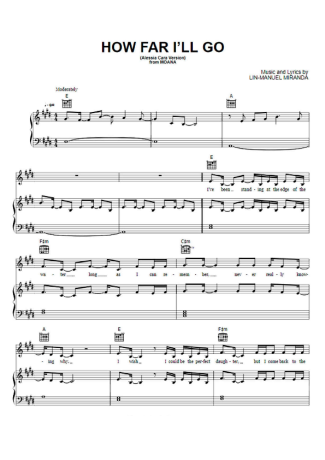 Alessia Cara  score for Piano