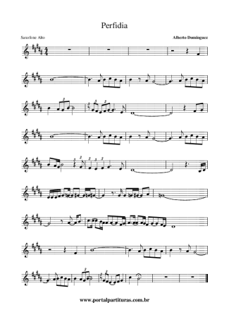 Altemar Dutra  score for Alto Saxophone