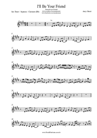 Amy Grant  score for Tenor Saxophone Soprano (Bb)