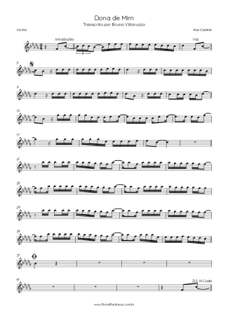 Score for Violin