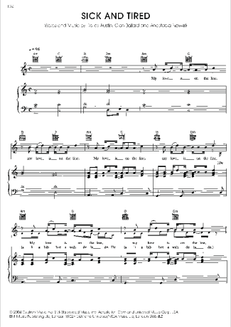 Anastacia  score for Piano