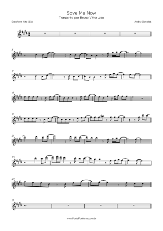 Andru Donalds  score for Alto Saxophone