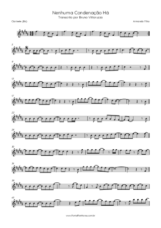 Score for Clarinet (Bb)