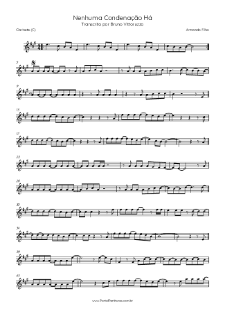 Score for Clarinet (C)