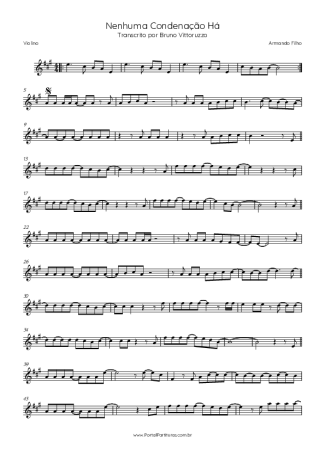 Score for Violin