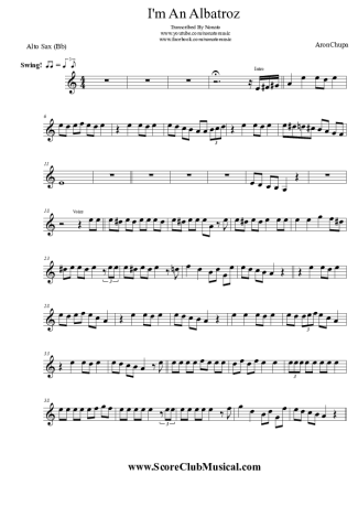 AronChupa  score for Alto Saxophone