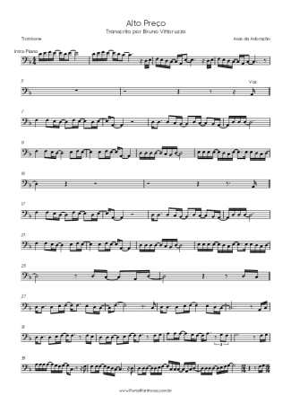 Asas da Adoração Alto Preço score for Trombone