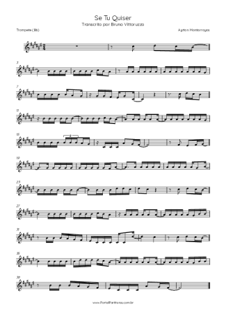 Ayrton Montarroyos  score for Trumpet