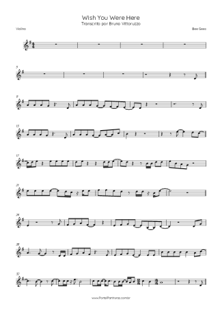 Bee Gees  score for Violin