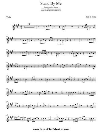 Ben E. King  score for Violin
