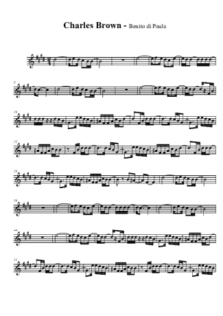 Benito di Paula  score for Tenor Saxophone Soprano (Bb)
