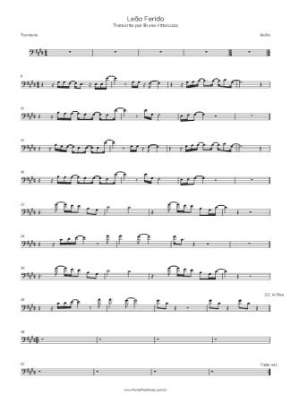 Biafra  score for Trombone