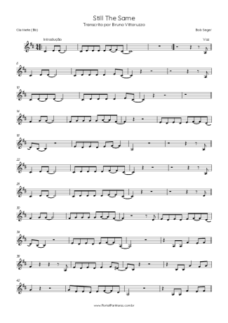 Bob Seger Still The Same score for Clarinet (Bb)