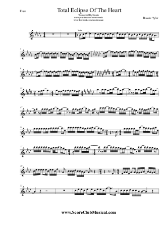 Bonnie Tyler  score for Flute