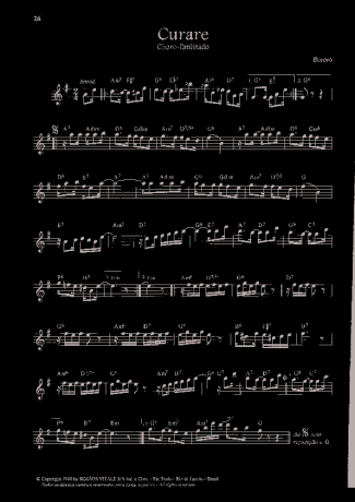 Bororó  score for Violin