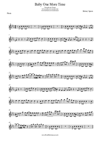Britney Spears  score for Flute
