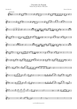 Bruno e Marrone  score for Clarinet (C)