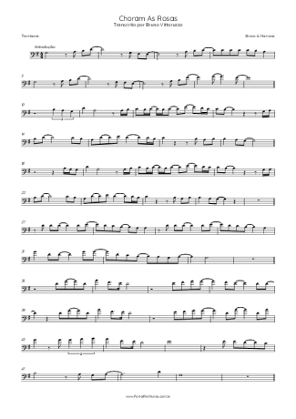 Bruno e Marrone  score for Trombone